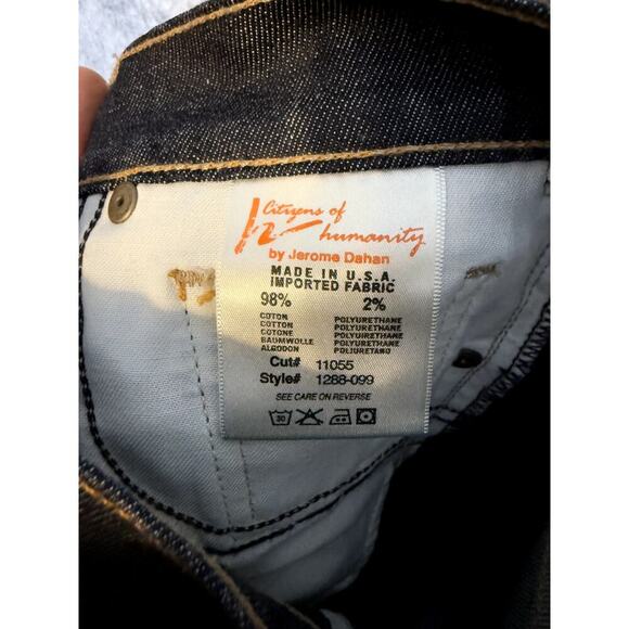 Citizens of Humanity Elson Medium Rise Straight Leg Jeans Size 26 - Picture 9 of 9